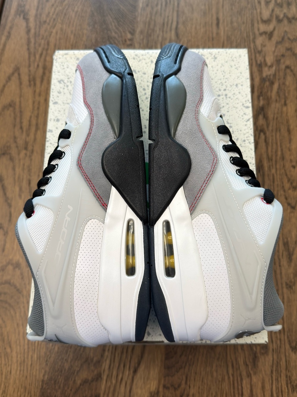 Air Jordan 4 RM PRM White/Fire Red-Black Men's Size 10.5 NWT